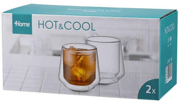 4Home Szklanka termiczna do whisky Hot&Cool 340 ml, 2 szt