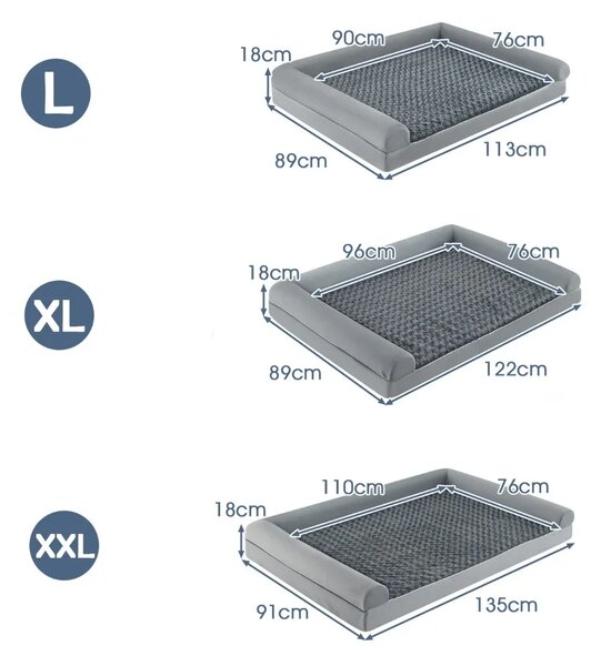 Legowisko dla psa kojec 122 x 89 cm