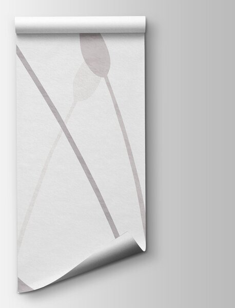 Fototapeta Spokojny, abstrakcyjny wzór inspirowany naturą, Fototapety Liście, Popularne Fototapety, t01054v4 - Tapeko.pl