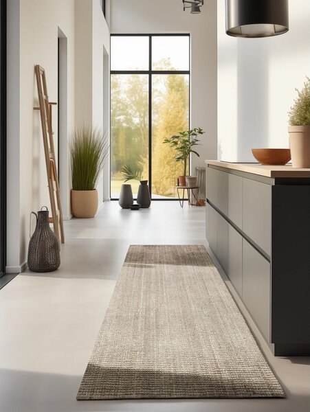 Kremowy chodnik z juty 80x200 cm Bouclé – Hanse Home