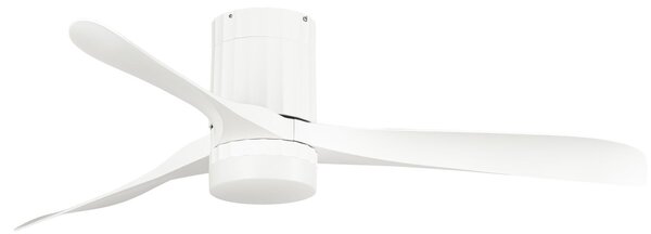 Wentylator sufitowy LED Novri, biały, Ø 132 cm, CCT, cichy – Lucande Lucande, Novri, biały, salon, tworzywo sztuczne, nowoczesny