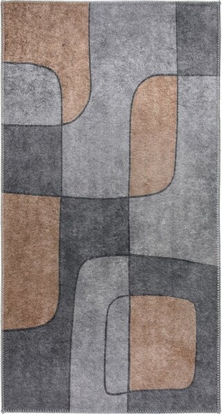 Szary dywan odpowiedni do prania 80x150 cm – Vitaus
