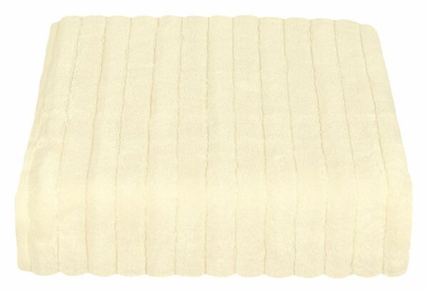 Ręcznik kąpielowy mikrobawełna DELUXE kremowy, 70 x 140 cm