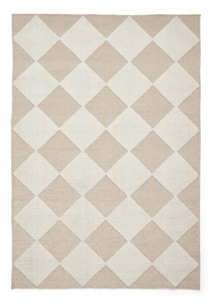 Biało-beżowy dywan odpowiedni do prania 160x230 cm Lyna Beige&White – Think Rugs