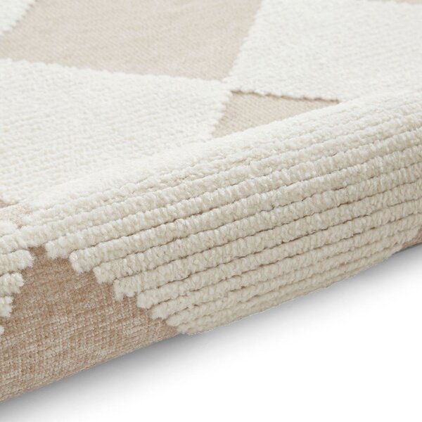Biało-beżowy dywan odpowiedni do prania 160x230 cm Lyna Beige&White – Think Rugs