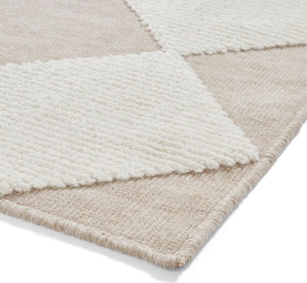 Biało-beżowy dywan odpowiedni do prania 160x230 cm Lyna Beige&White – Think Rugs