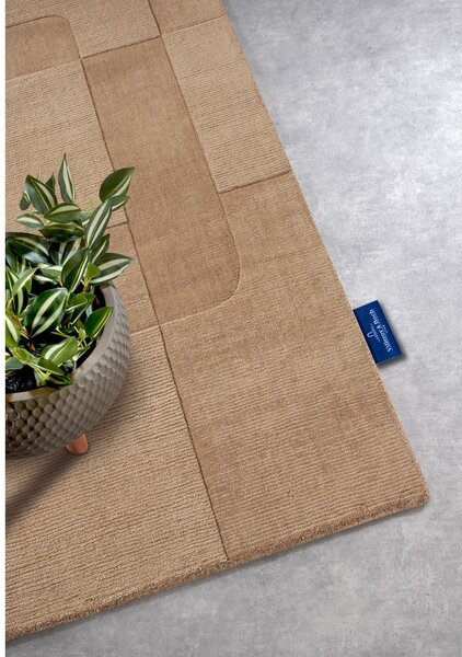 Beżowy wełniany chodnik tkany ręcznie 80x250 cm Charlotte – Villeroy&Boch