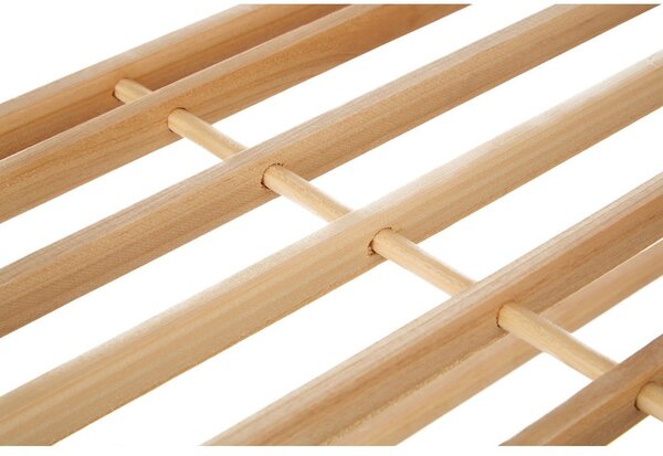 Szafka na buty z litego drewna jodłowego w jasnym naturalnym kolorze 74x30x27 cm Parker – Premier Housewares