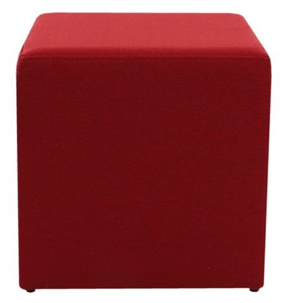 Pufa do biura tapicerowana z rączką Square Plus