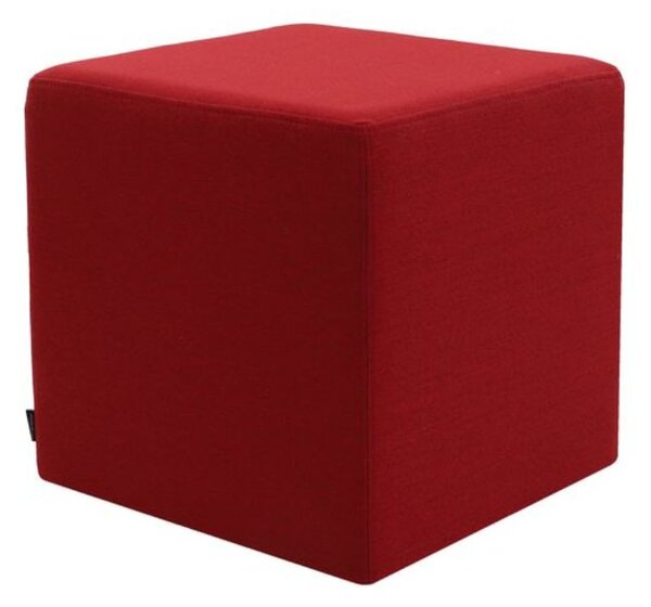 Pufa do biura tapicerowana z rączką Square Plus