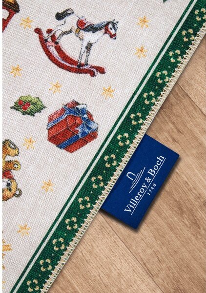 Zielony dywan ze świątecznym motywem 50x80 cm Green Christmas – Villeroy&Boch