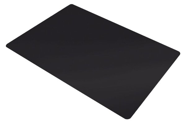 Czarna plastikowa mata pod krzesło 100 x 140 cm