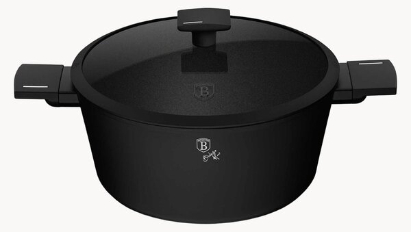 Garnek z powłoką zapobiegającą przywieraniu Matte Black