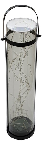 Lampa solarna LANTERN GREY 46 cm szara