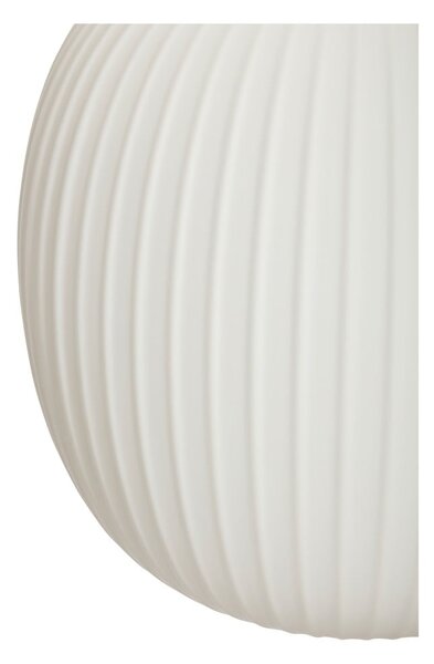 Biała lampa wisząca ze szklanym kloszem ø 32 cm Serene – Hübsch