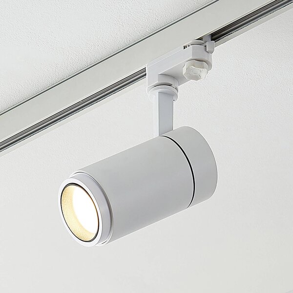 Arcchio Nanna Reflektor szynowy LED, biały, 3000K, 21W, biały / opal, biuro, aluminium