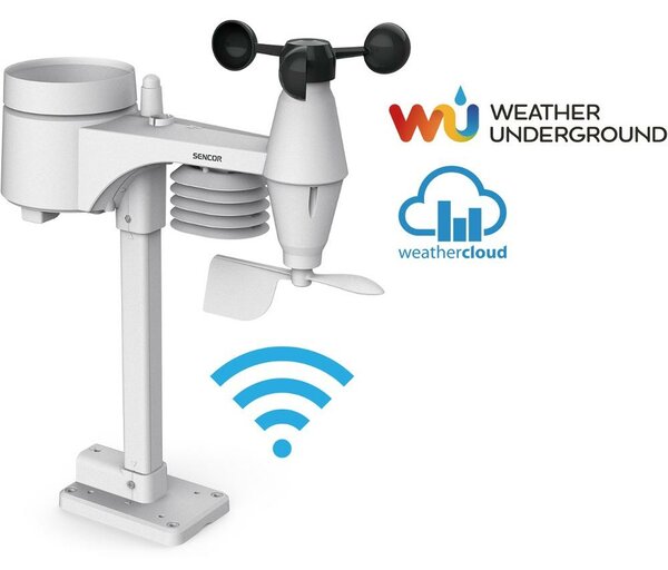 Sencor SWS 9898 Stacja pogodowa WiFi z czujnikiem bezprzewodowym 5w1