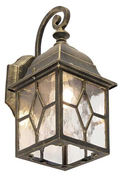 Inteligentna romantyczna lampa ścienna zewnętrzna brązowa w tym WiFi A60 - London