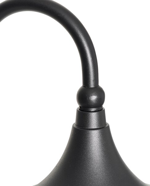 Inteligentna latarnia ogrodowa czarna 125 cm IP44 z Wi-Fi A60 - Daphne