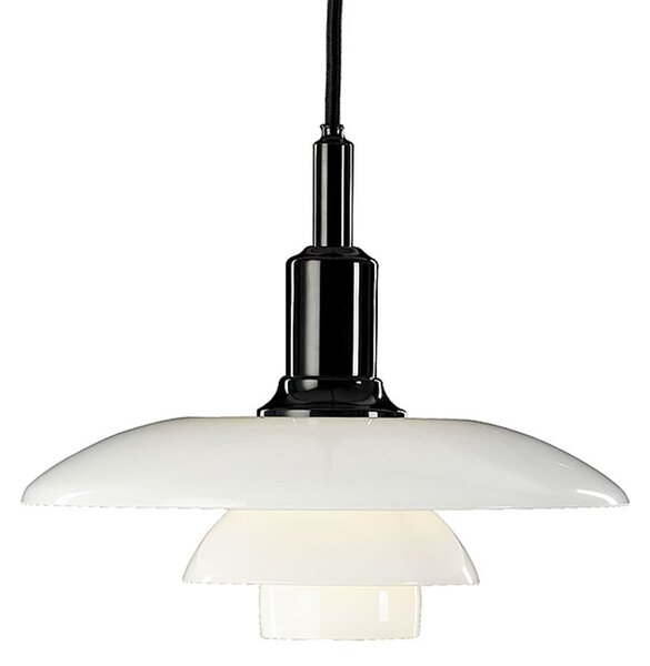 Lampa Wisząca Louis Poulsen, PH 3/2, ściemnialny, biały, salon, szkło, design