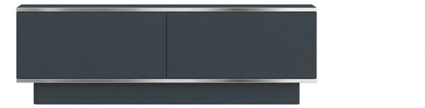 Stolik RTV ALVIN 135 cm, antracyt/srebrny