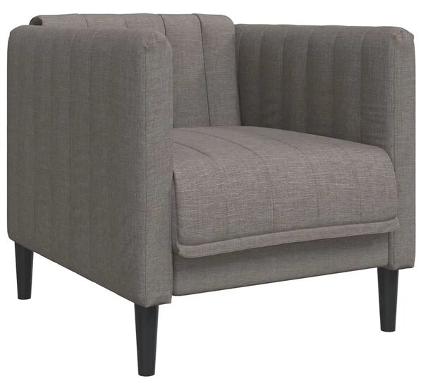 Tapicerowany fotel wypoczynkowy taupe T2-S77