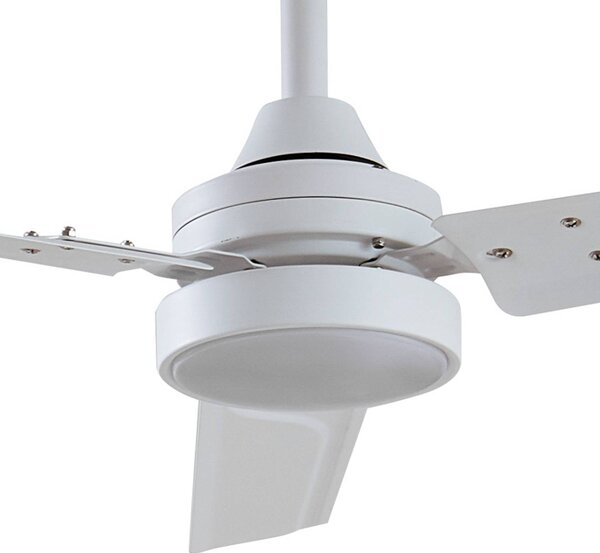 Wentylator sufitowy LED Lindby Aerallo, biały, CCT, cichy Aerallo, biały / opal, salon / jadalnia, metal, nowoczesny