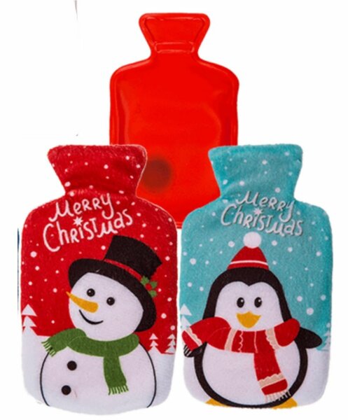 Rozgrzewająca poduszka żelowa w polarowym pokrowcu Merry Christmas