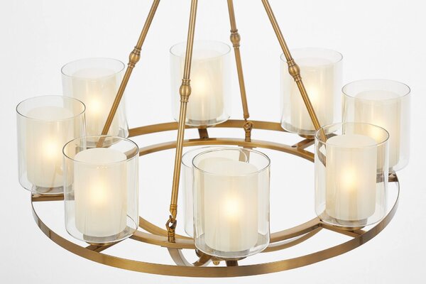 LAMPA WISZĄCA LOFT MOSIĘŻNA SANTINI W9