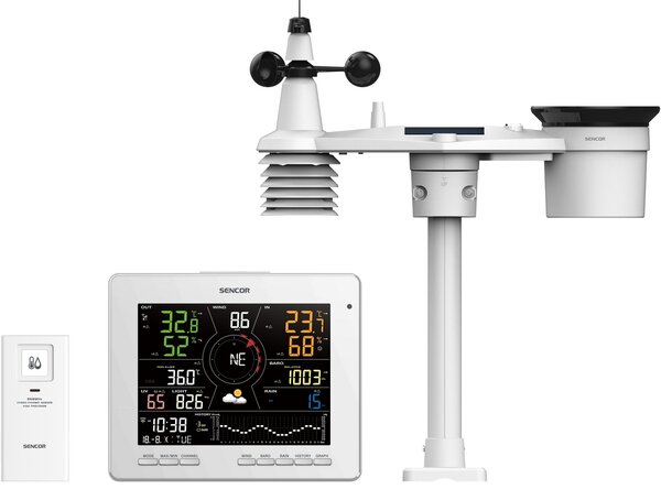 Inteligentna domowa stacja pogodowa Sencor SWS16600 WiFi