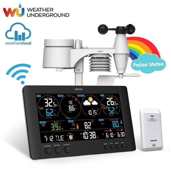 Sencor SWS 12500 WiFi stacja pogodowa