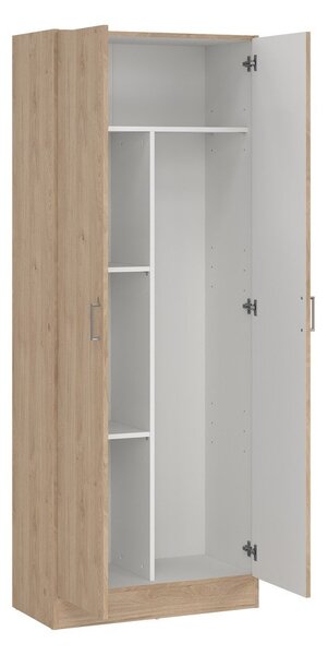 Szafa w dekorze dębu w naturalnym kolorze 70x181x36 cm Focus – Tvilum