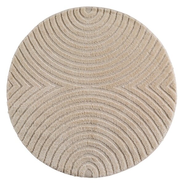 Beżowy okrągły dywan ø 80 cm Art 1122 – Ayyildiz Carpets