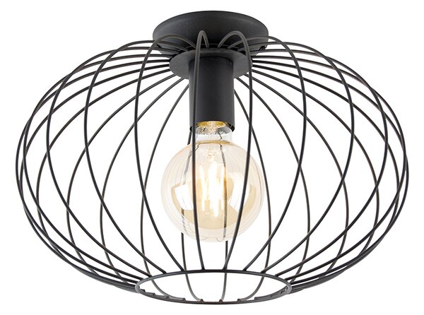 Inteligentna lampa sufitowa czarna z Wi-Fi G95 - Margarita