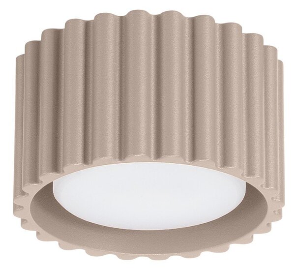 Szarobrązowa metalowa lampa punktowa ø 10 cm Zora – Sollux
