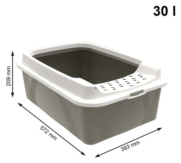 Kuweta dla kota 57,2x39,3 cm Eco Bonnie – Rotho