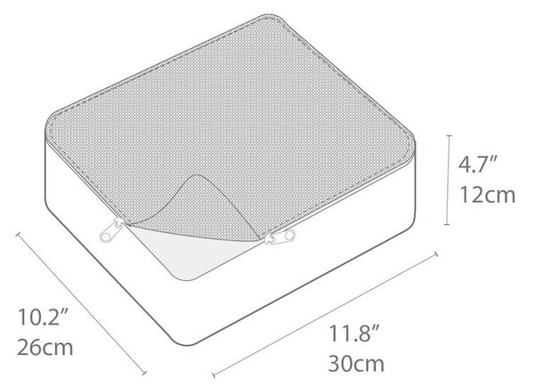 Tekstylny organizer podróżny – Bigso Box of Sweden