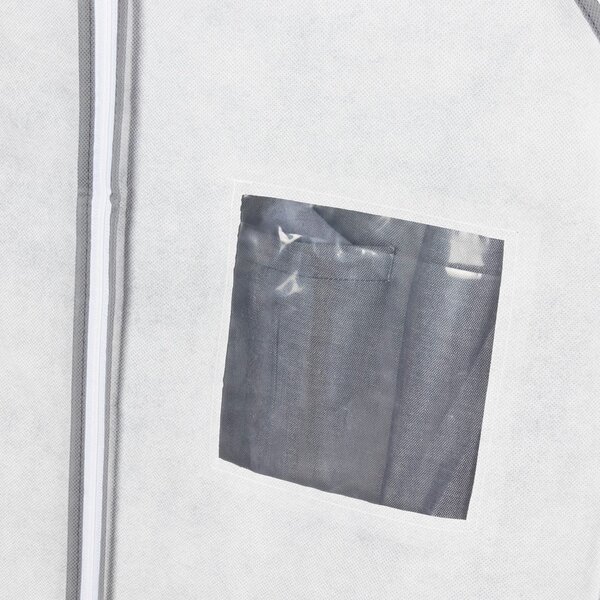 Biały wiszący pokrowiec na ubrania Compactor Suit Bag White