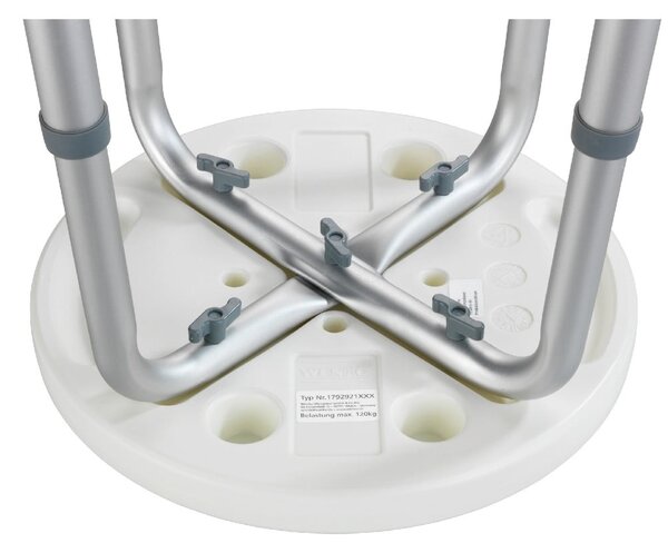Taboret do wanny lub pod prysznic Wenko Bath/Shower Stool, 45x45 cm