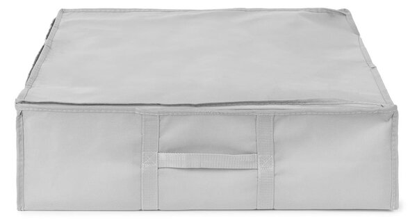 Tekstylny pojemnik do przechowywania ubrań próżniowy/usztywniany 56x56x16,5 cm Granit – Compactor