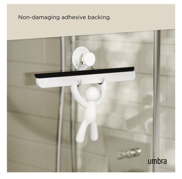 Biała ściągaczka z uchwytem 26 cm Buddy – Umbra