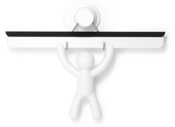Biała ściągaczka z uchwytem 26 cm Buddy – Umbra
