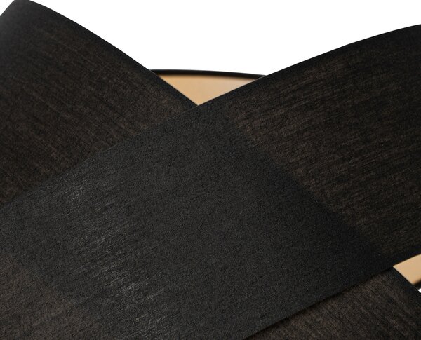 Nowoczesna lampa podłogowa czarna - Cloth