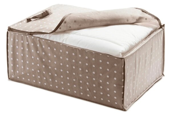Beżowy organizer Compactor Dots, 50x70 cm