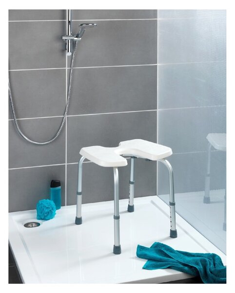 Taboret pod prysznic Wenko Hygienic Stool White, 53x46 cm