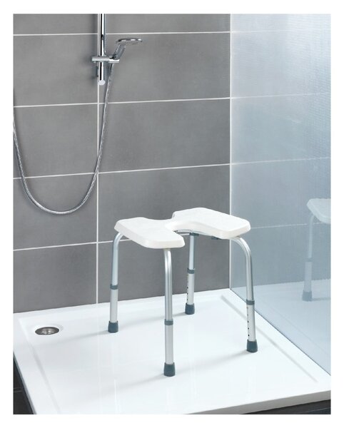 Taboret pod prysznic Wenko Hygienic Stool White, 53x46 cm