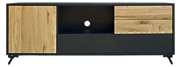 Nowoczesna drewniana szafka RTV pod telewizor do salonu CASTEL
