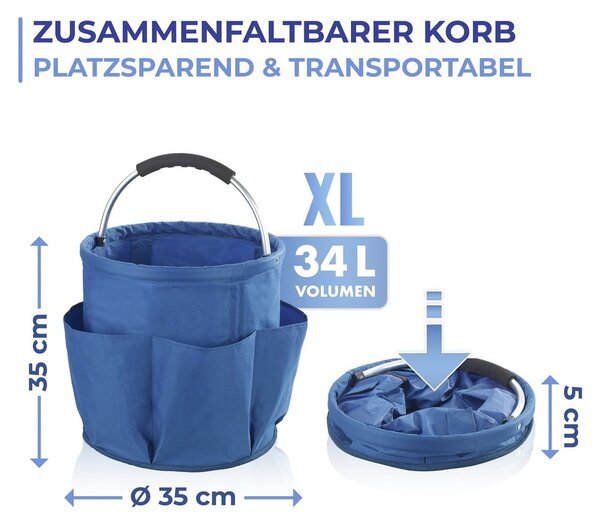 Organizer na akcesoria do sprzątania pojemność 34 l Herkules Universal – Maximex