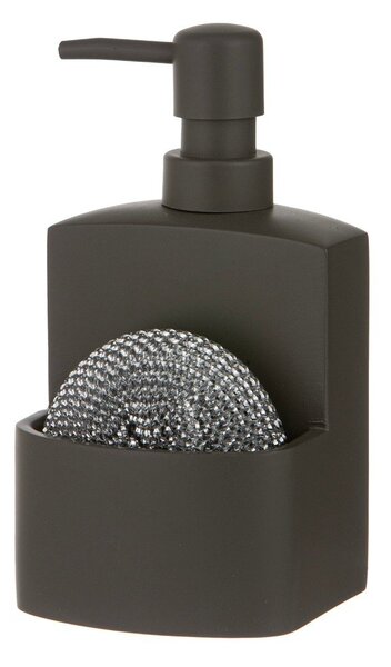 Ciemnoszary dozownik do mydła z żywicy polimerowej 250 ml Essentials – Ladelle