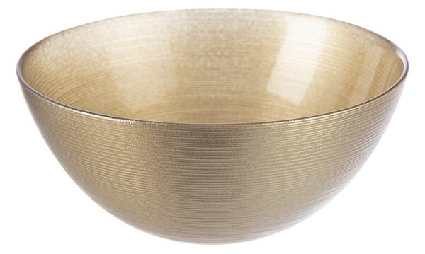 Orion Szklana miska Golden, średnica 15 cm, śred. 15 cm